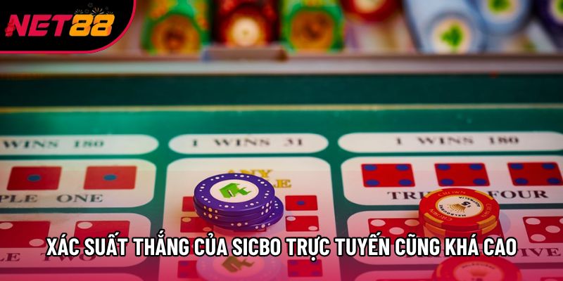 Xác suất thắng của sicbo trực tuyến cũng khá cao